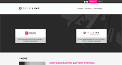 Desktop Screenshot of decoline.com